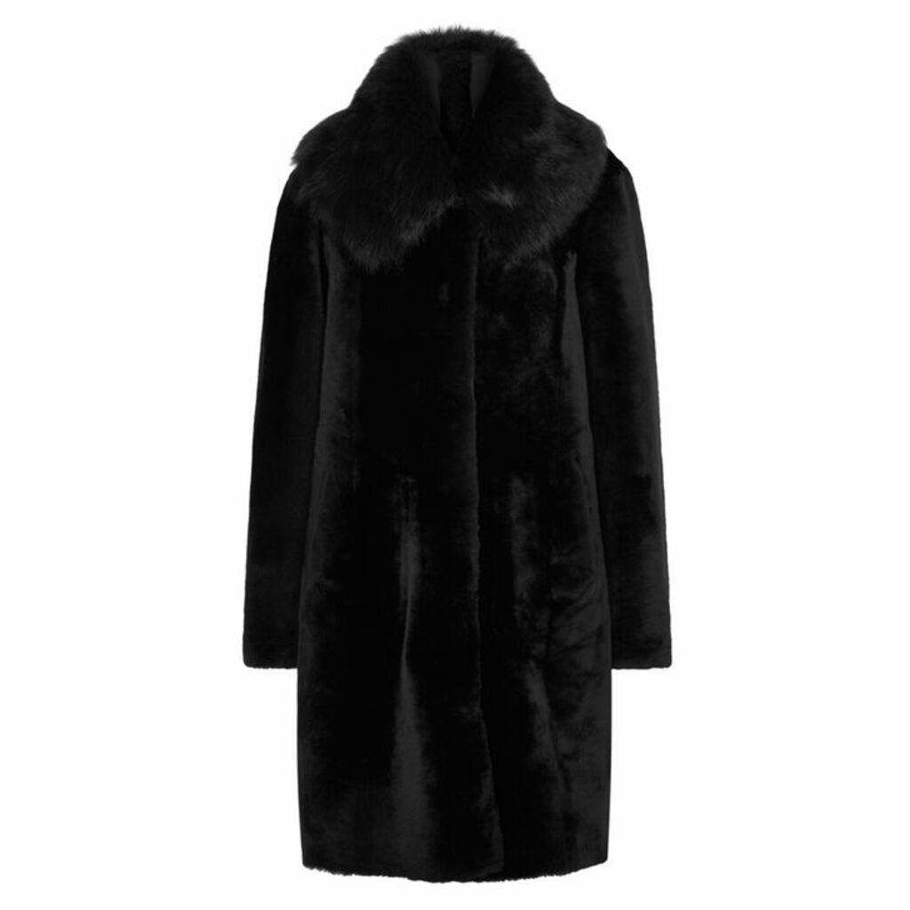 Dom Goor X MERCER7 Black Reversible Shearling Coat