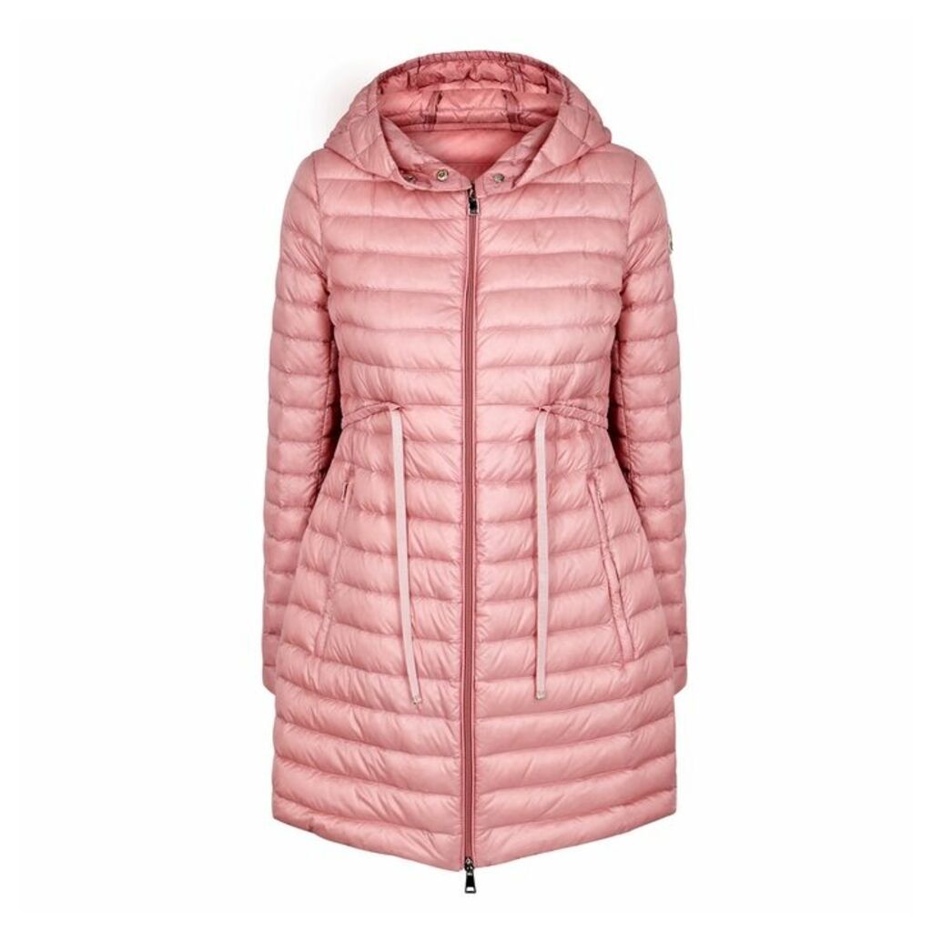 Moncler Barbel Pink Quilted Shell Jacket