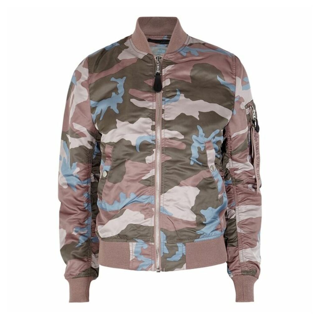 Alpha Industries MA-1 VF Camouflage-print Bomber Jacket