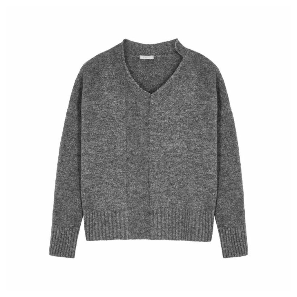 Crea Concept Dark Grey Mélange Knitted Jumper