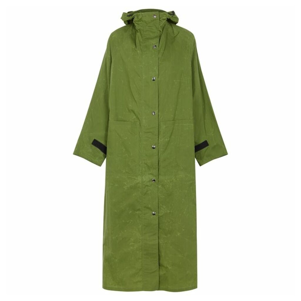 KASSL Army Green Cotton Trench Coat