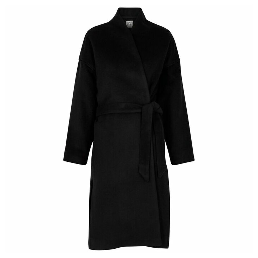 Totême Chelsea Black Wool-blend Coat