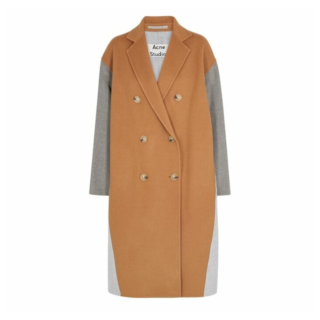 Acne Studios Panelled Double-breasted Wool Coat