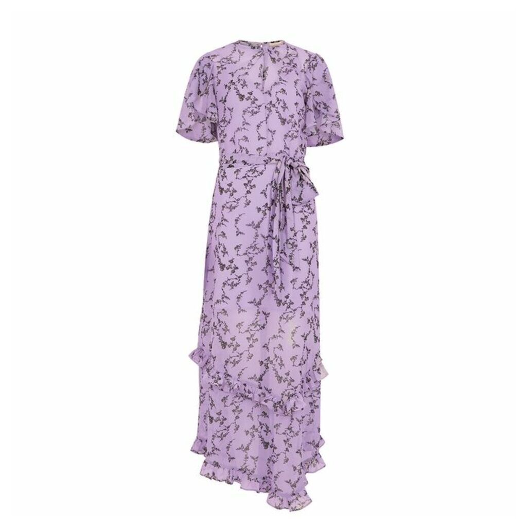 KEEPSAKE Daybreak Lilac Chiffon Maxi Dress