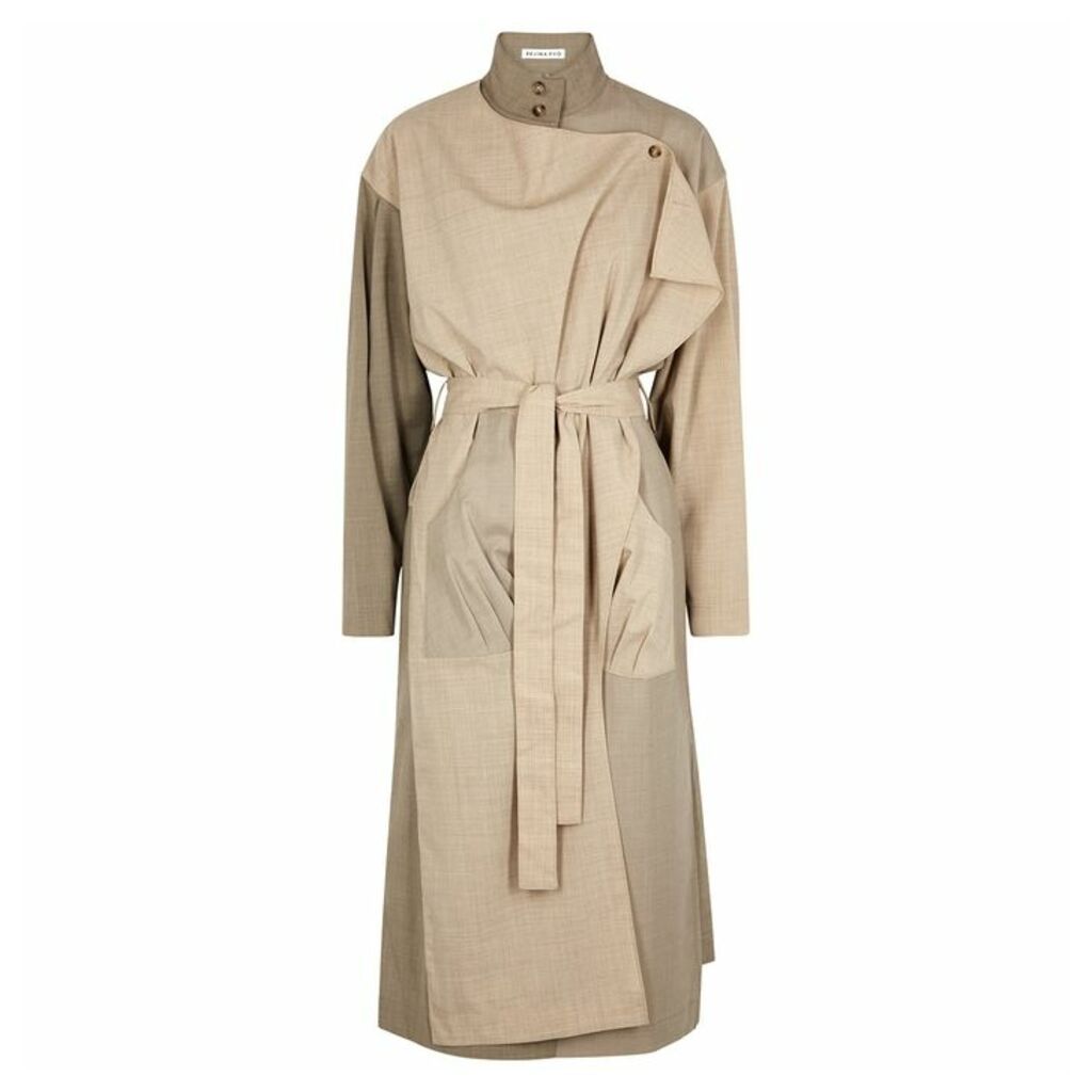 Rejina Pyo Sand Wool-blend Midi Dress