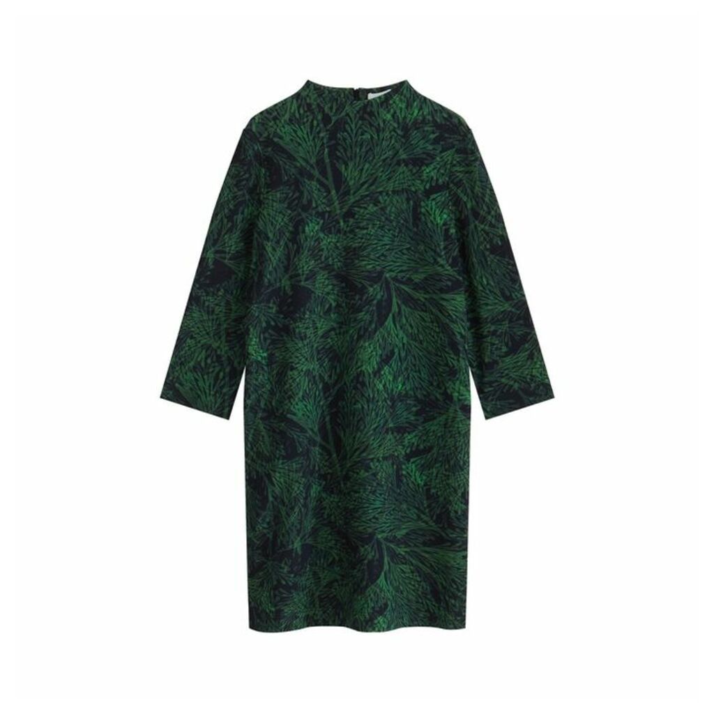 Jigsaw Layered Leaf Jersey Dress