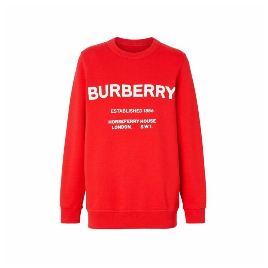Burberry Horseferry Print Cotton Sweatshirt