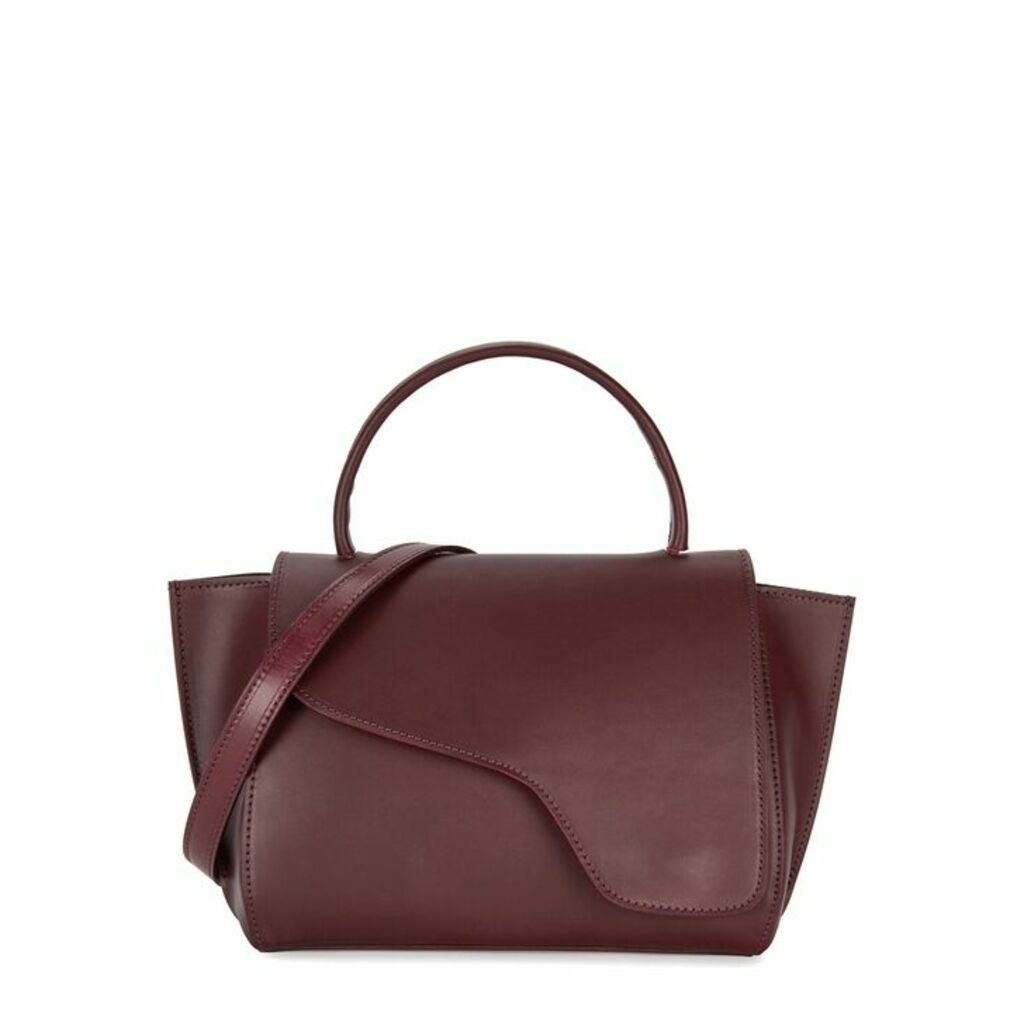 ATP Atelier Arezzo Burgundy Leather Shoulder Bag