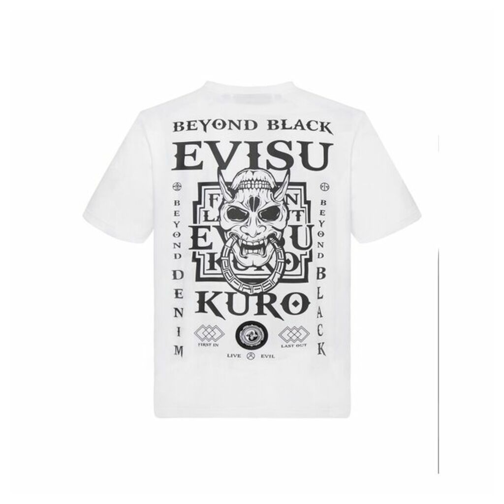 Evisu Hannya Heraldry Print T-shirt