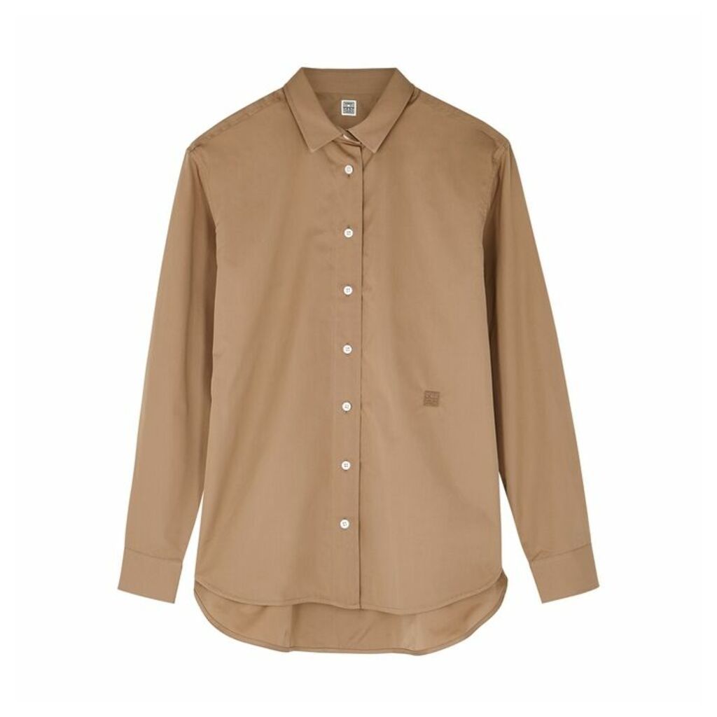 Totême Capri Brown Cotton Shirt