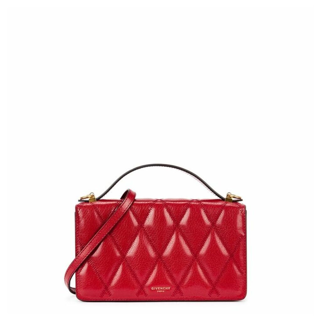 Givenchy GV3 Red Leather Cross-body Bag