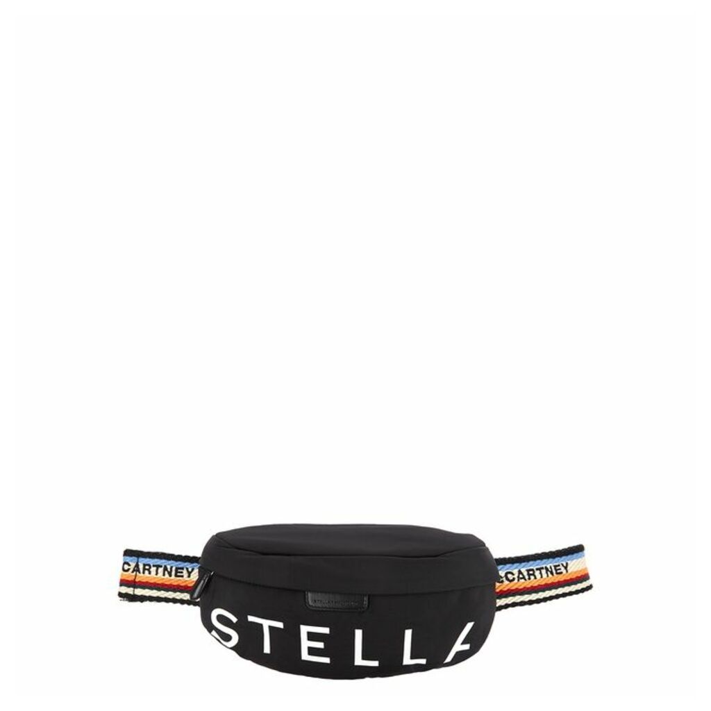 Stella McCartney Black Logo Nylon Belt Bag