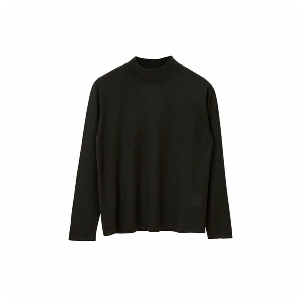 Arela Joan Merino Wool Sweater In Dark Grey