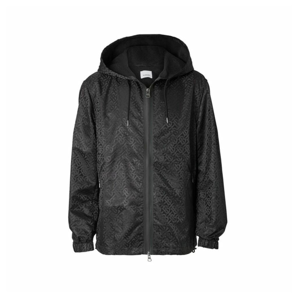 Burberry Monogram Econyl Jacquard Hooded Jacket