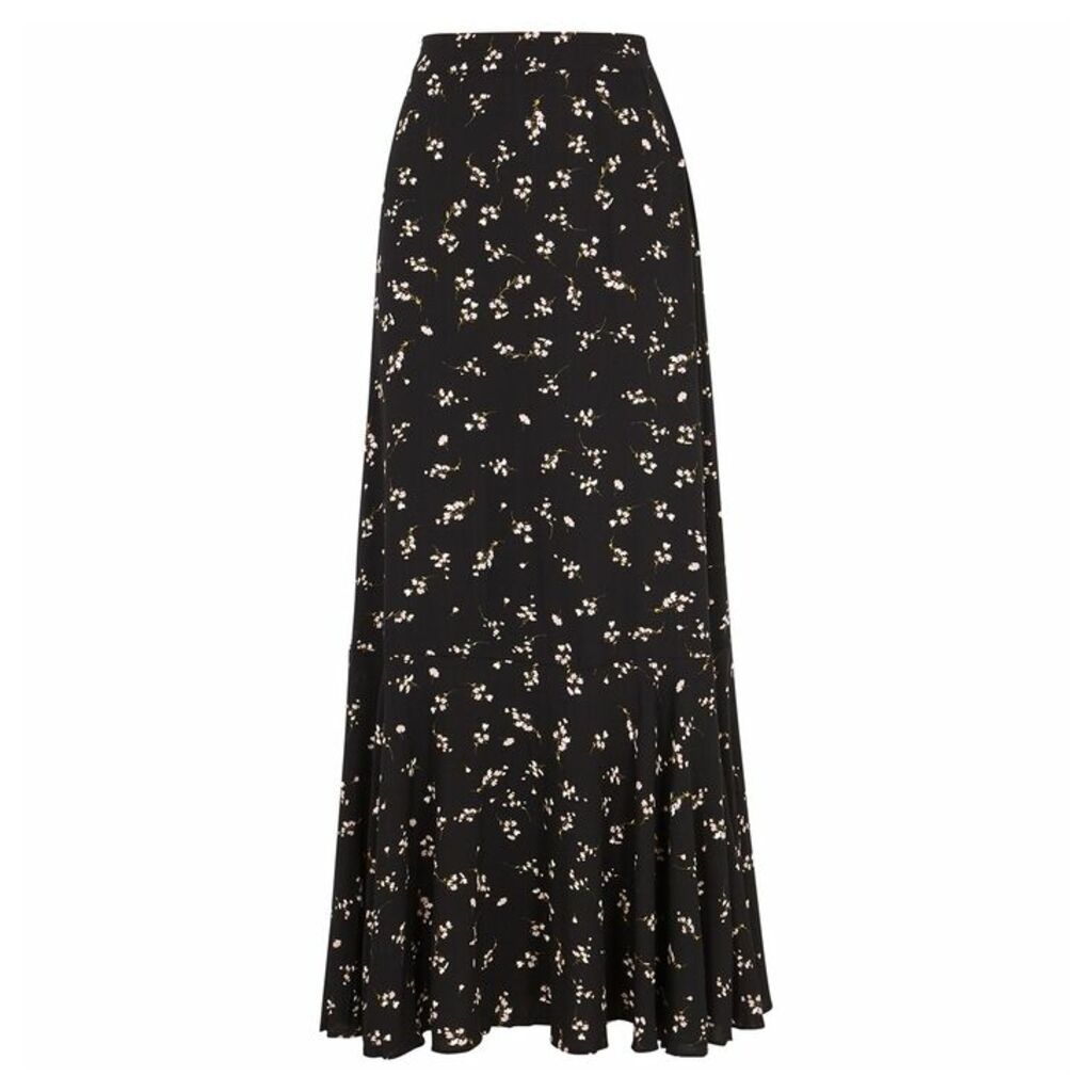 Free People Ruby's Forever Floral-print Maxi Skirt