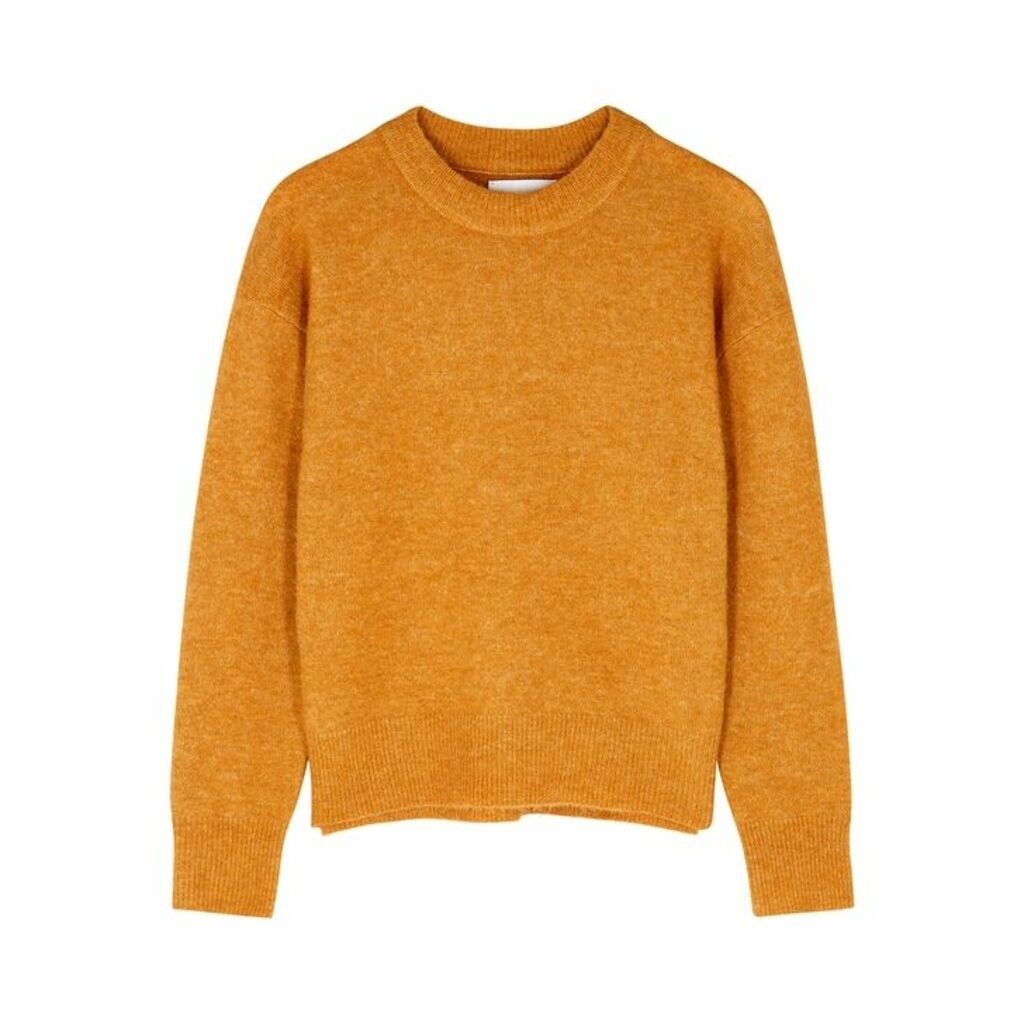 Samsøe & Samsøe Anour Orange Wool-blend Jumper