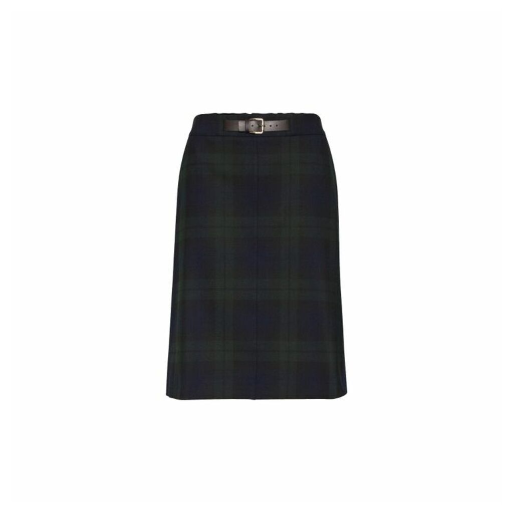 Gerard Darel Checkered A-line Thallia Skirt
