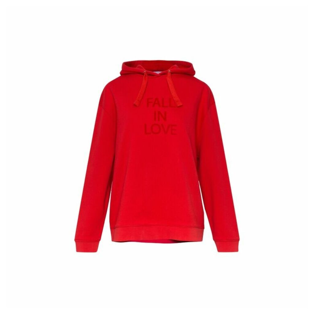 Gerard Darel Elie Hooded Sweatshirt With Printed Writing