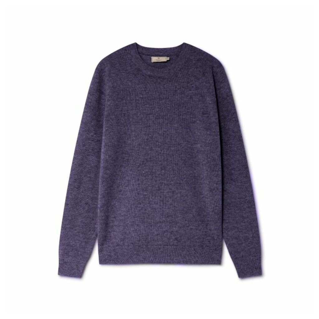 Hackett Wool Linen And Cashmere Crew Neck Sweater