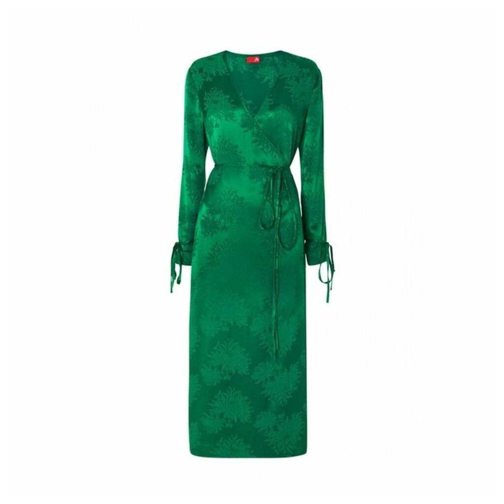 Kitri Odile Green Wrap Dress