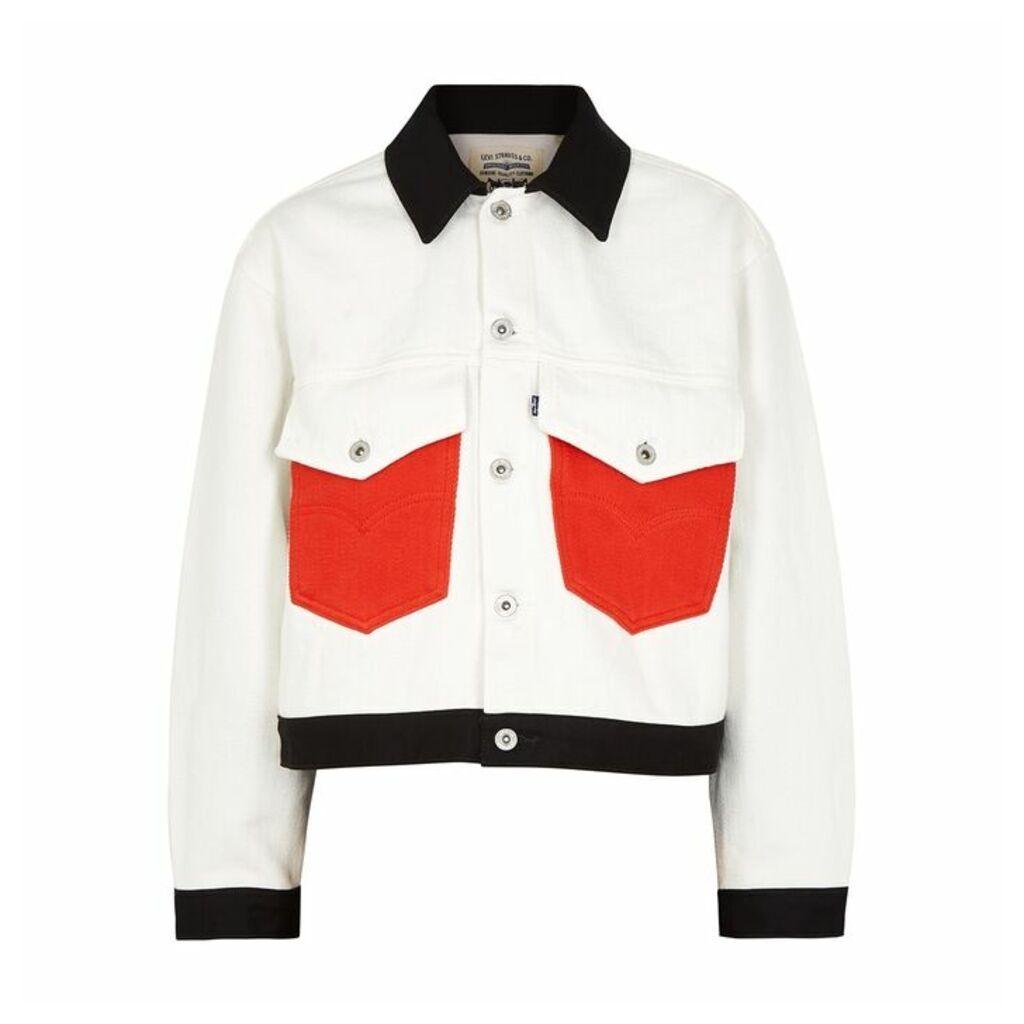 Levi's Made & Crafted Panelled Embroidered Denim Jacket