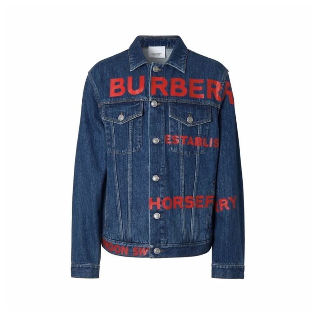 Burberry Horseferry Print Japanese Denim Jacket