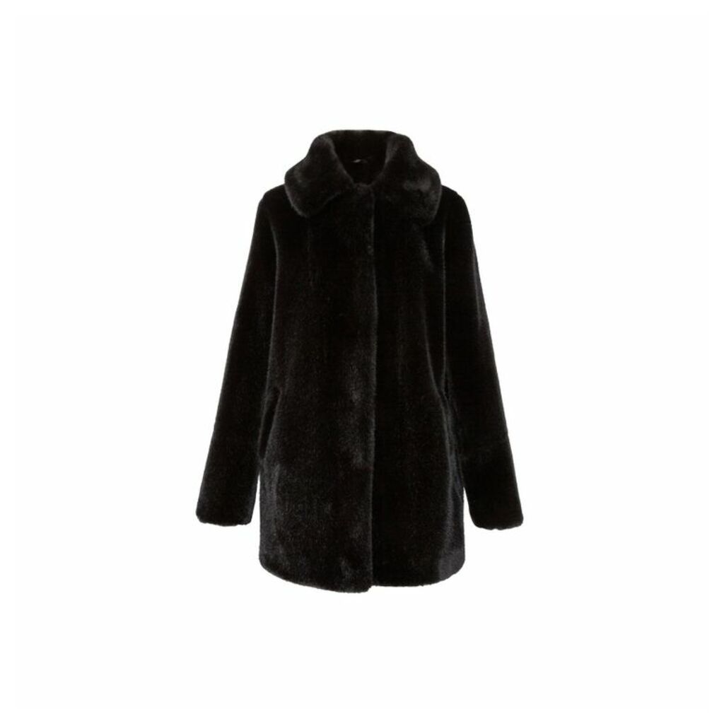 Gerard Darel Short Faux Fur Piana Coat