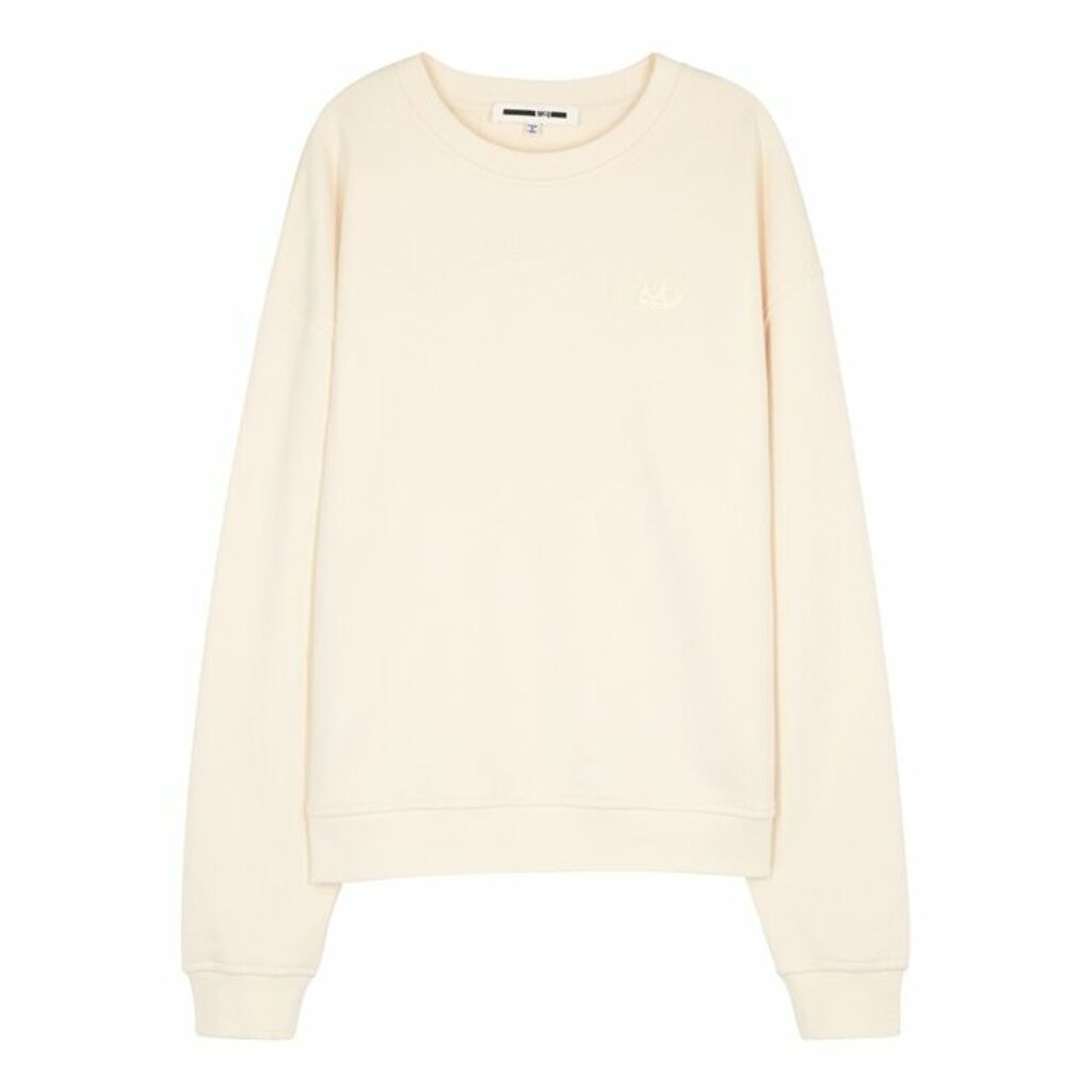 McQ Alexander McQueen Ivory Cotton Sweatshirt