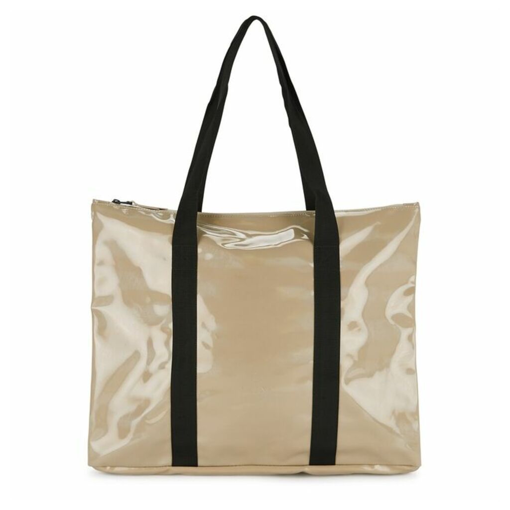 Rains Camel Holographic Tote