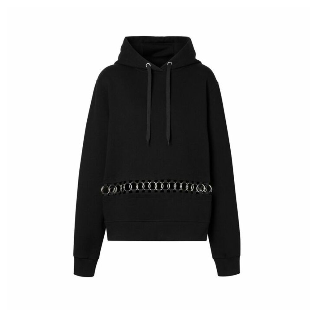 Burberry Ring-pierced Cotton Oversized Hoodie