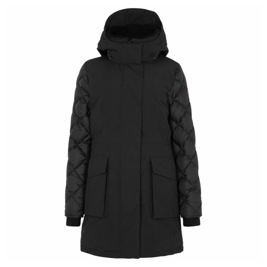 Canada Goose Elwin Shearling-trimmed Shell Coat