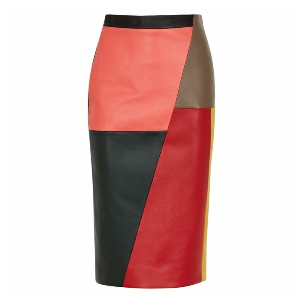 Eudon Choi Raoul Patchwork Leather Skirt