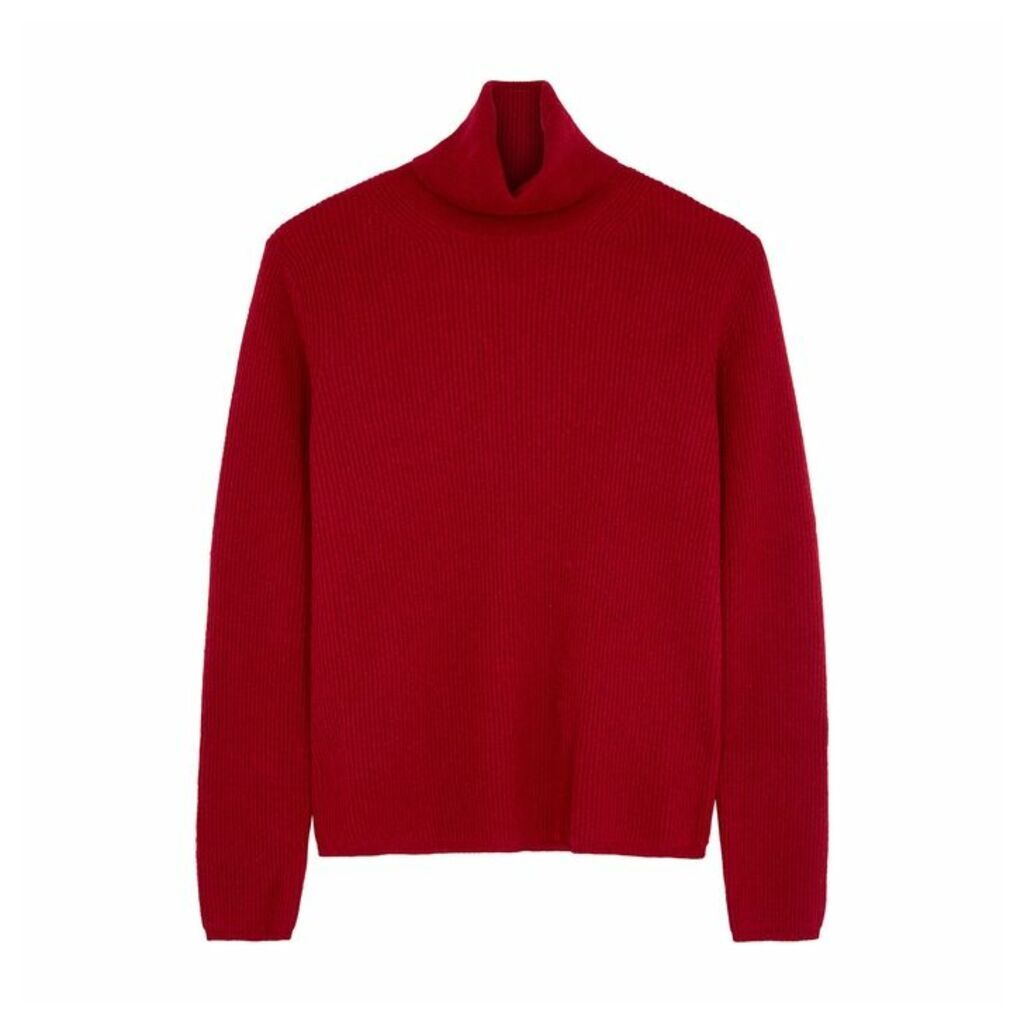 'S Max Mara Nabucco Red Wool-blend Jumper