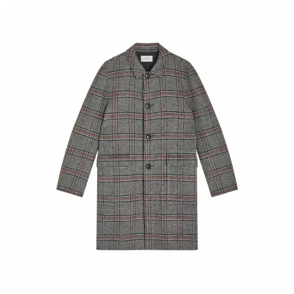 Jigsaw Coventry Reversible Check Coat