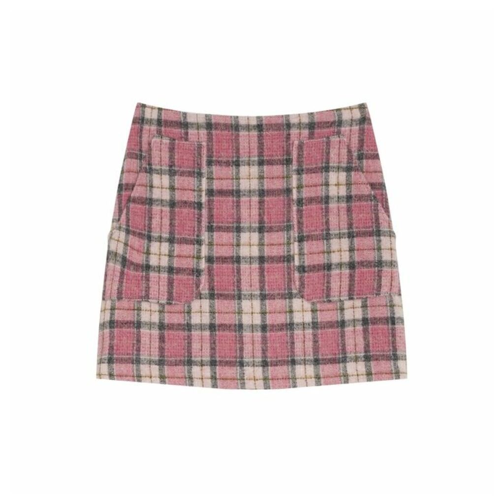 Jigsaw Tartan Pocket Mini Skirt