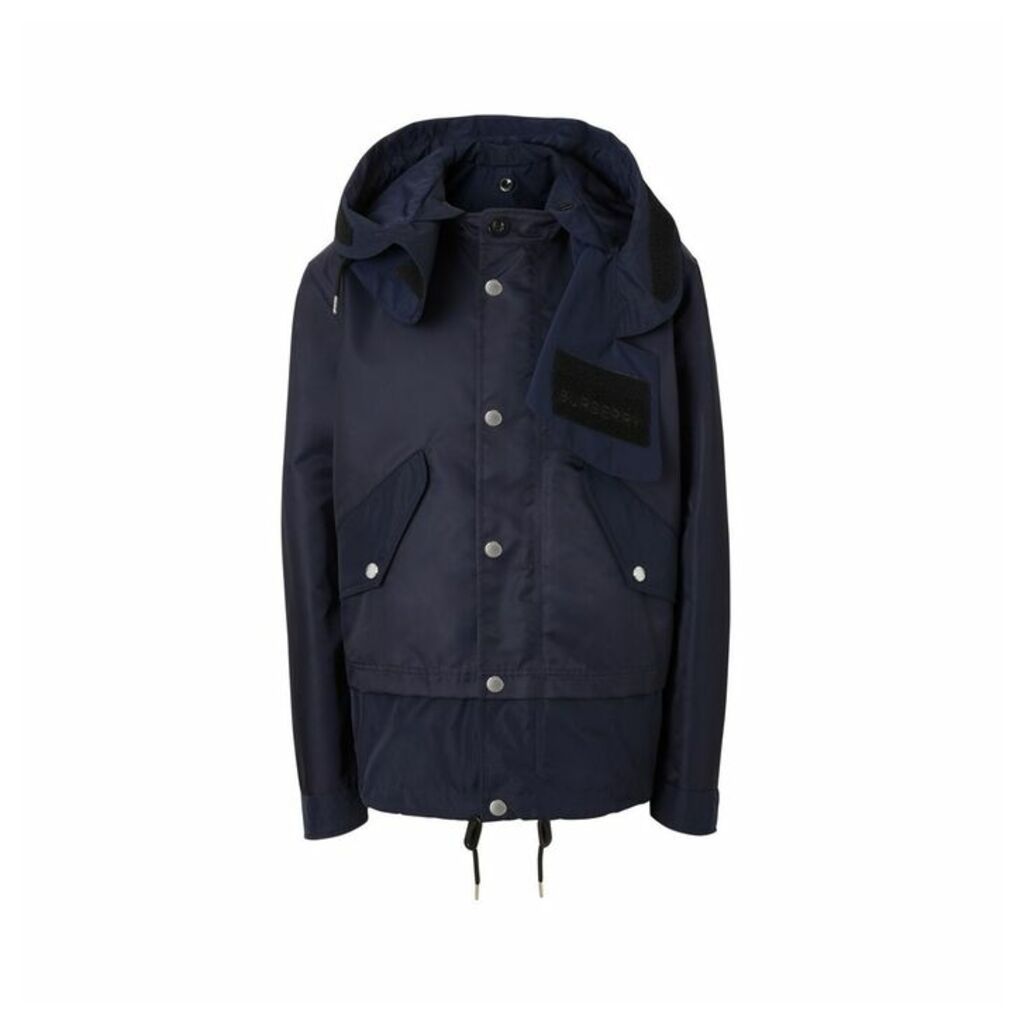 Burberry Detachable Hood Nylon Twill Jacket