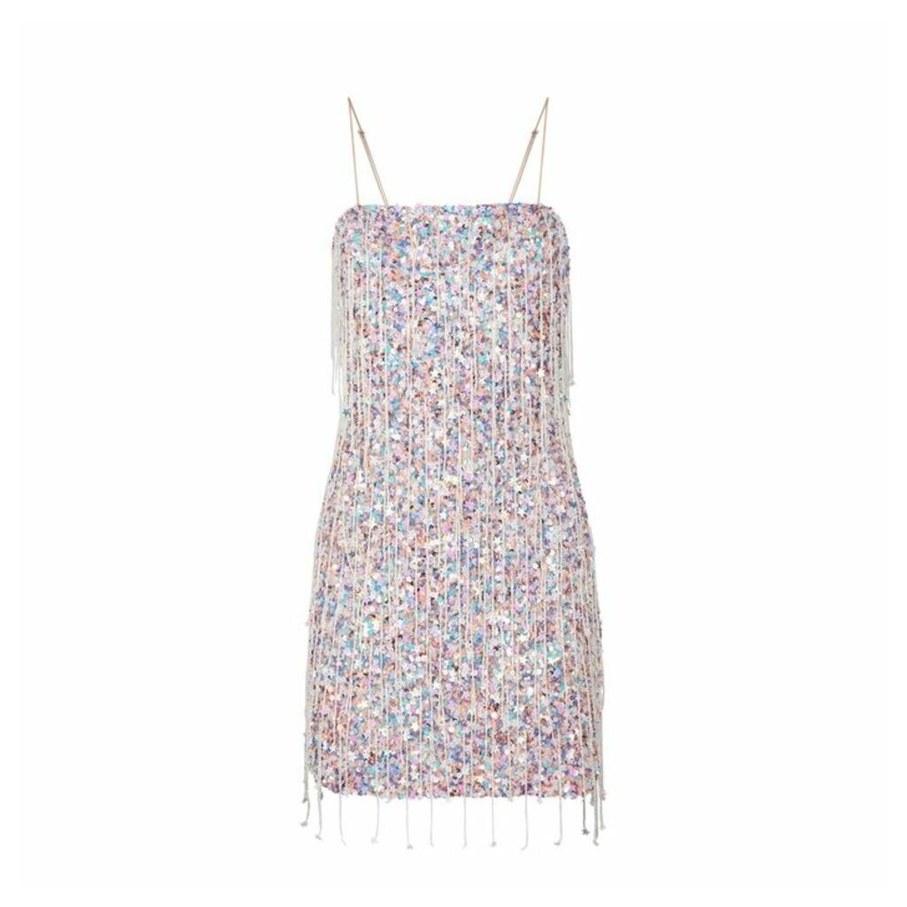 Retrofête Heather Pink Sequin Mini Dress