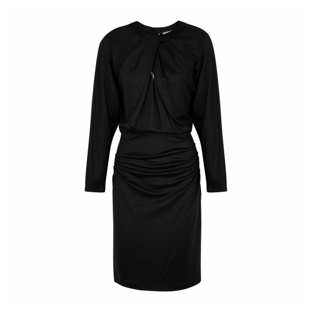 Diane Von Furstenberg Bitsy Black Stretch-jersey Dress