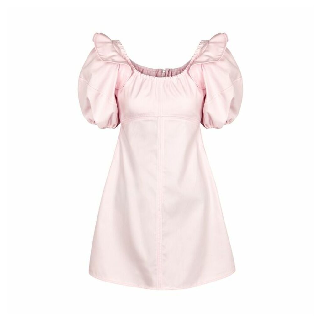 Ellery Valeria Pink Cotton Mini Dress