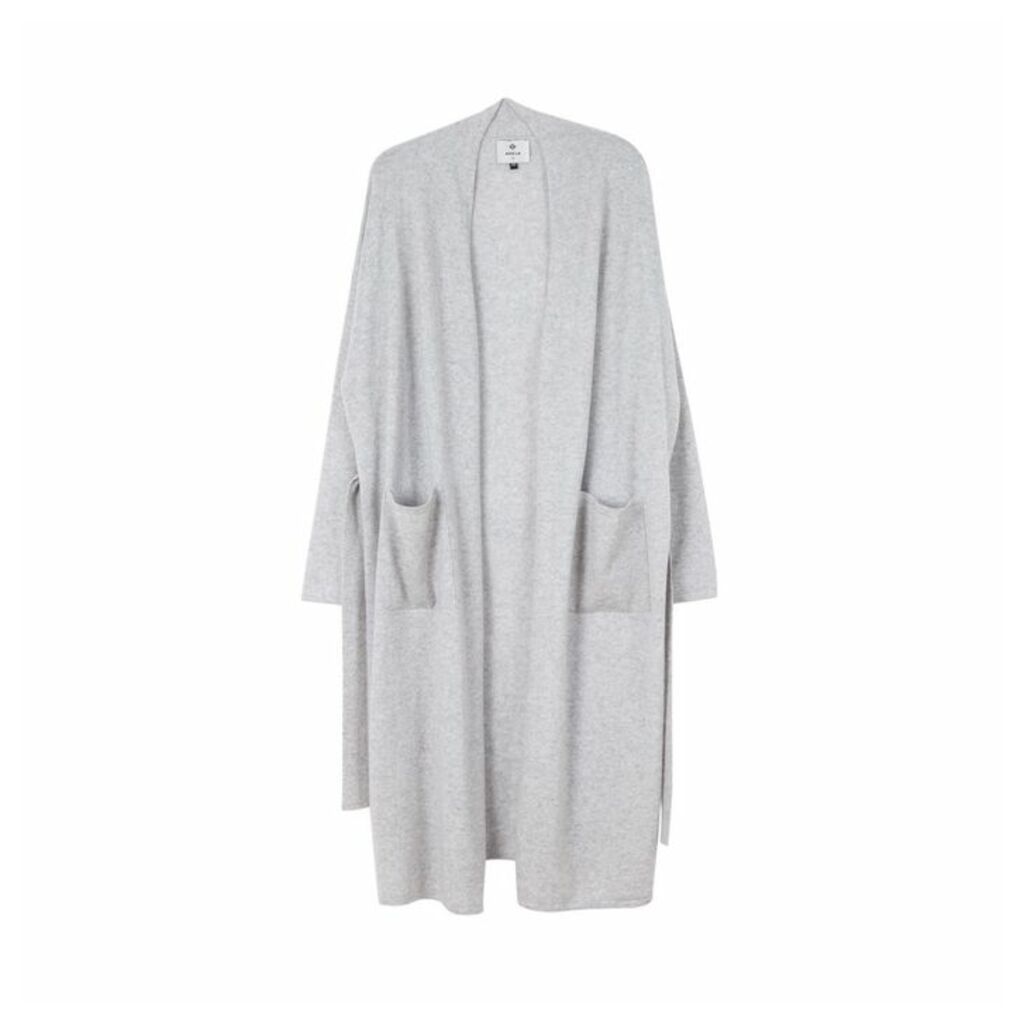 Arela Haru Cashmere Robe In Light Grey