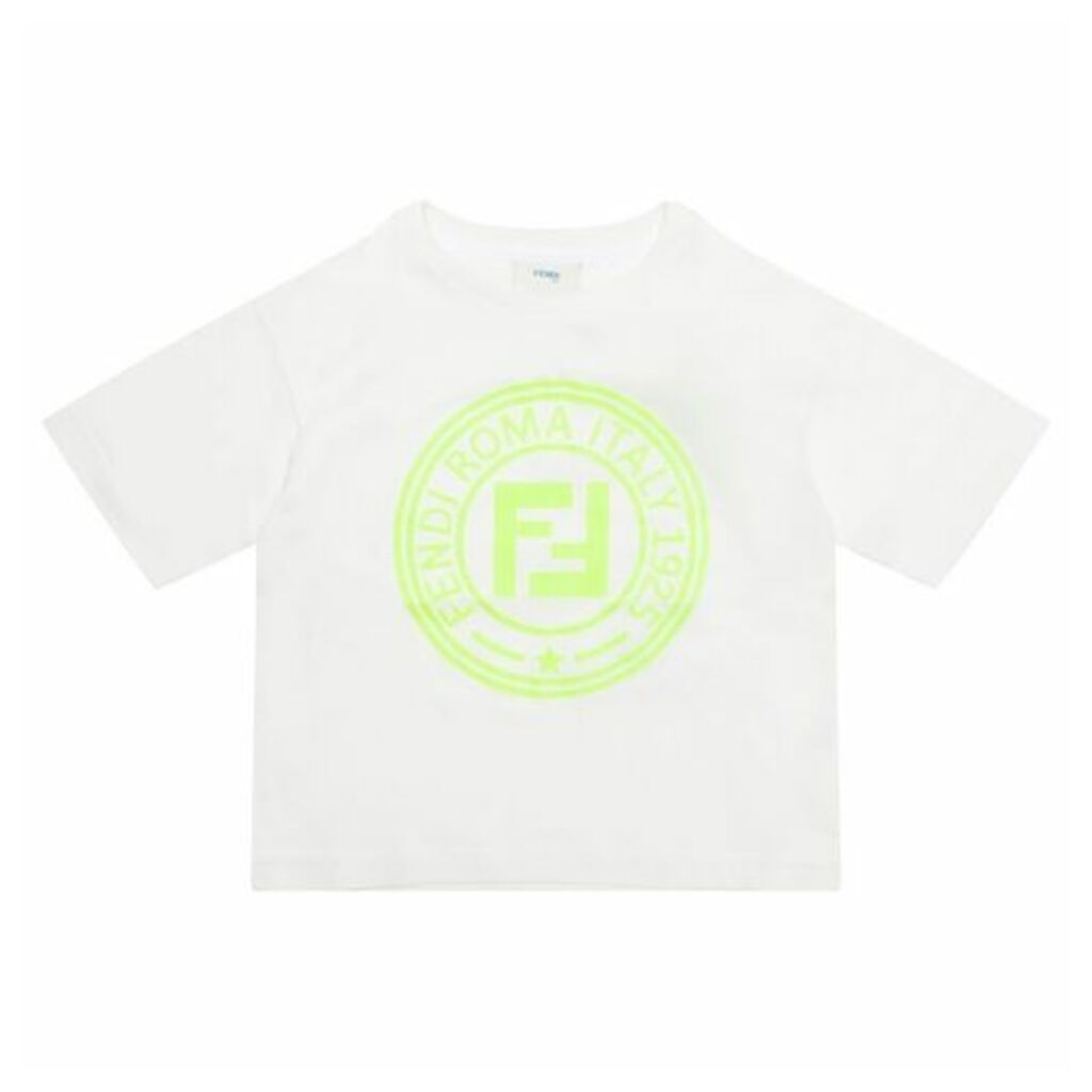 Fendi Neon T-shirt Cream 6yr - 8yr