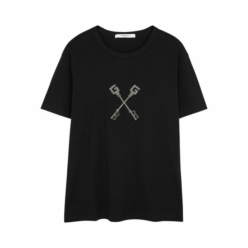 Givenchy Crystal-embellished Cotton T-shirt