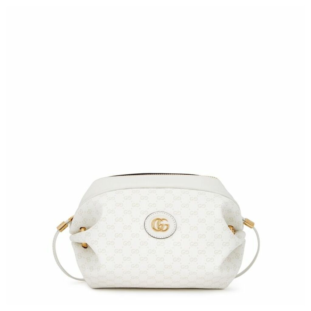 Gucci Mini GG White Shoulder Bag
