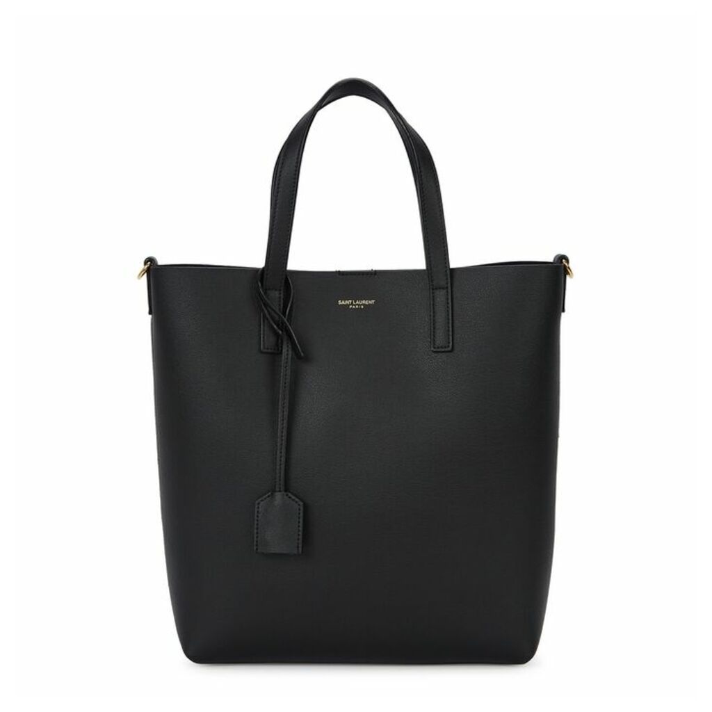 Saint Laurent Toy Black Grained Leather Tote