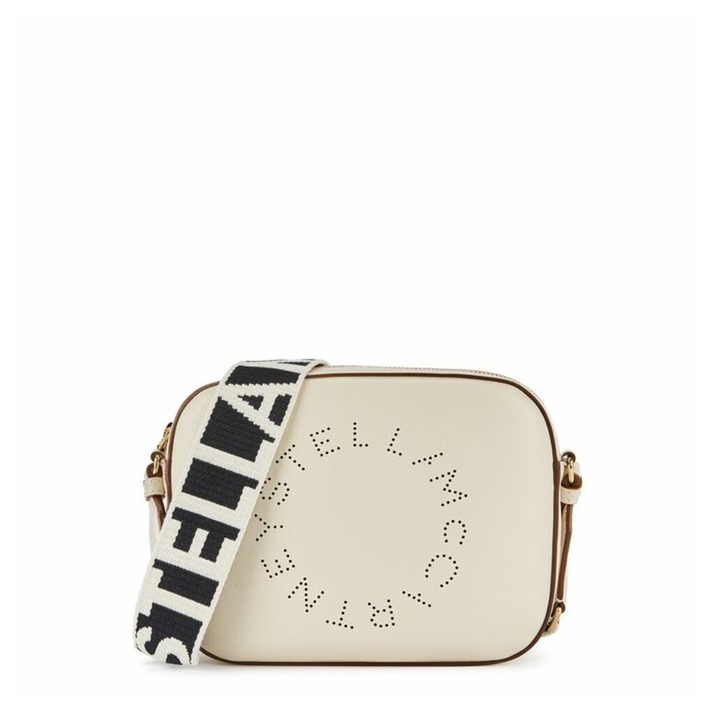 Stella McCartney Stella Logo Off-white Cross-body Bag