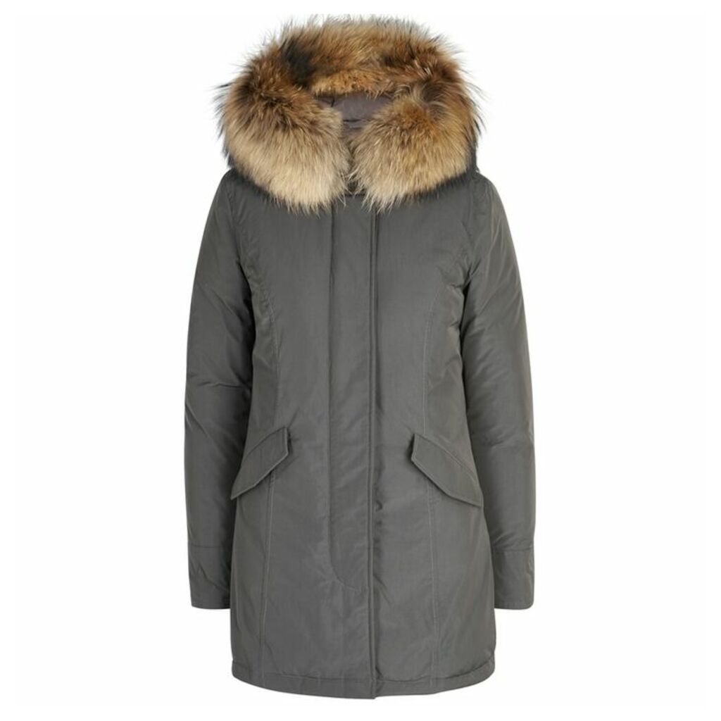 Woolrich Luxury Arctic Fur-trimmed Shell Parka