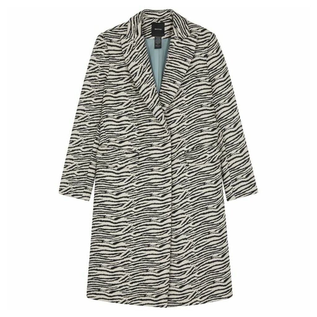 Smythe Zebra-jacquard Cotton-blend Coat