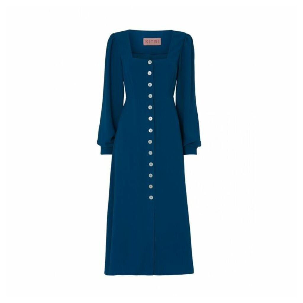 Kitri Clara Blue Midi Dress