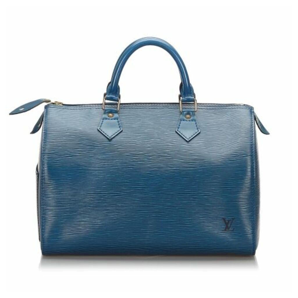 Louis Vuitton Blue Epi Speedy 30