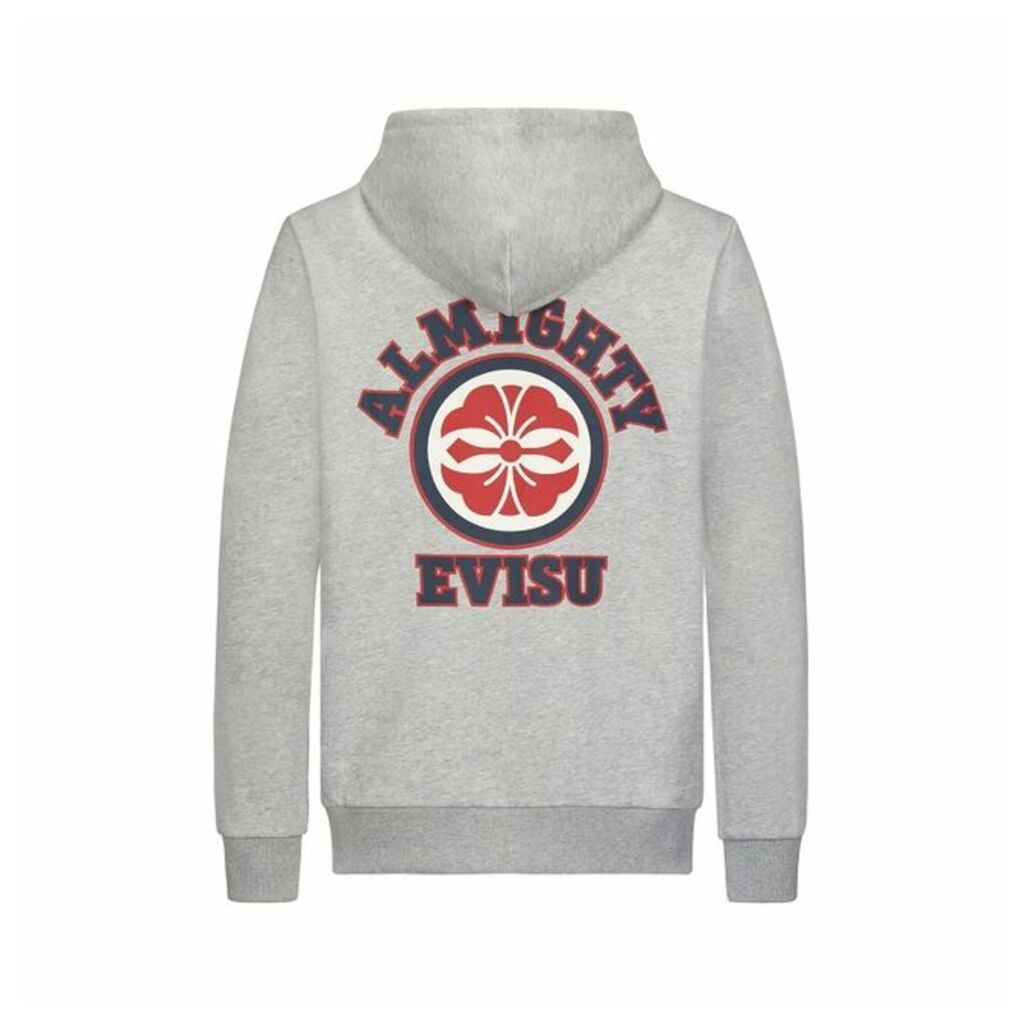 Evisu Hooded Sweatshirt With Kamon Print